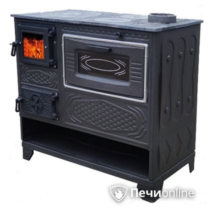 Отопительно-варочная печь МастерПечь ПВ-05С с духовым шкафом, 8.5 кВт в Ростове-на-Дону